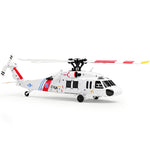 XK K270 UH-60L 2.4G 4CH Optical Flow Positioning Brushless Motor Flybarless RC Helicopter RTF