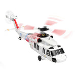 XK K270 UH-60L 2.4G 4CH Optical Flow Positioning Brushless Motor Flybarless RC Helicopter RTF