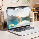 LDT2501-AA9 Laptop Screen Light Bar USB-C Powered Asymmetric Lighting Eye Care Desk Lamp Touch Control Stepless Dimming 3 Color Temperatures Portable Clip On Laptop Lamp for Home Office Gaming Working