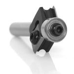 1/4 Inch 6mm 8mm Shank 45° Bevel Chamfer Milling Cutter Router Bit Tungsten Carbide HRC93 Precision Tool Double Blade