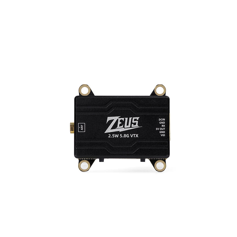 LinkMejor ZEUS VTX 5.8GHz 40CH PIT/25/200/800/1600/2500mW 2.5W MMCX FPV Transmitert for RC Drone Long Range DIY Parts