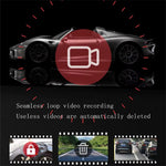 B15Y 4.5 Inch Touchscreen 1080P HD Front and Rear Dual Recording Rearview Mirror Driving Recorder Night Vision Rear Camera AI Chip Wide Angle Car DVR