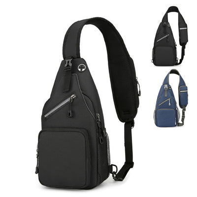 IPRee Waterproof Single Chest Shoulder Bag, Multi Purpose Large Capacity Crossbody Bag for Men Women, Suitable for Outdoor Travel Work