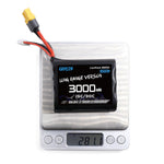 LinkMejor VTC6 18650 4S 14.8V 3000mAh 4S1P XT60 XT30 / 6S 22.2V 3000mAh 6000mAh 6S1P 6S2P XT60 LionPack Battery for Crocodile Baby 4 Crocodile7 Long Range / Eachine  Novice-IV FPV Racing Drone
