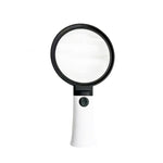 6X-10X Mini Pocket Magnifier Adjustable Handheld Reading Magnifier with Parent-Child Acrylic Lens Three-Mode Lighting Ideal for Outdoor Observation Reading Antique Appreciation and Circuitry Repair