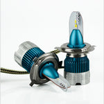 H1/H3/H4/H7/H11/9005/9006 Pair Car LED Headlights 6000K Double Side Headlamp Blubs 4000LM