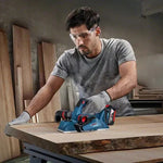 LinkMejor 185-LI for BOSCH 18V Brushless Cordless Electric Planer Professional Woodworking Planer Carpentry Planing Trimmer Tool