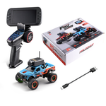 LinkMejor 6407 6407-C RTR 1/64 2.4G RWD Mini FPV RC Car Wifi Camera Monitor Photos Videos VR App Control Built In Gyro LED Light Cruise Control Desktop Micro 3 Speed Off-Road Full Proportional Vehicles Models Toys