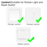 Tuya Zigbe 1-Way Switch Module 90-250V AC 5A Single Fire Wire Smart Light Switch Tuya App Remote Control Timer Schedule Works with Alexa Google Assistant Zigbe Hub Required