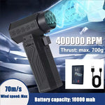F9 10000mAh Adjustable Powerful Fan High Capacity Cooling Solution for Home Renovation Projects