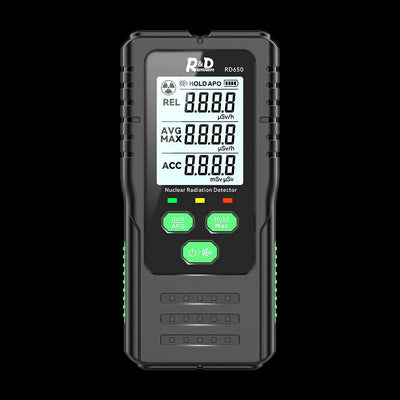 RD650 Geiger Counter Nuclear Radiation Detector X-ray γ-ray β-ray Radioactivity Tester Marble Detector Personal Dosimeter