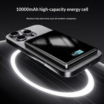 LinkMejor KL-YD89 20W 38.7Wh 10000mAh Qi2 Magnetic Wireless Power Bank with Smart Digital Display External Battery Power Supply with 1 Input & 2 Outputs Fast Charging for iPhone 17 17Pro Max 16 15 14 for Huawei Mate Xts for Xiaomi 17pro for OPPO