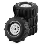 4PCS 1/7/8 Short Course Truck Tires Off-road Wheels Tyres 17mm Hex for RC UDR 85086-4 ARRMA Mojave YK4072 DF7 RC Car Parts