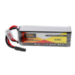 LinkMejor 11.1V 5200mah 50C 3S Lipo Battery TRX Plug for Wltoys 1/8 RC Car