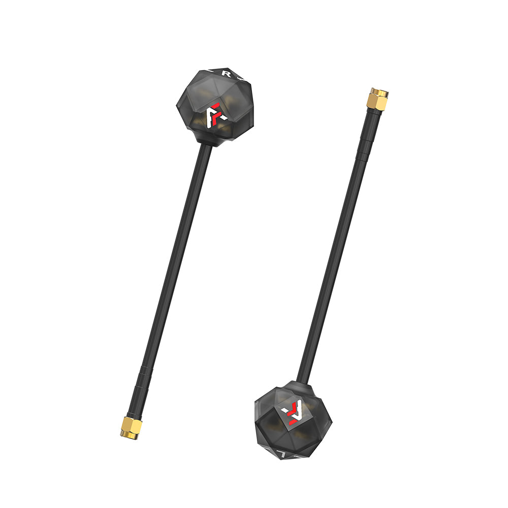 Axisflying Prism V2 Antenna for Long Range FPV 5.8G High Gain LHCP/RHCP 5dbi FPV Antenna, LDS Tech + Calibrated for Stable Signal SMA Male 60-150mm for FPV RC Drones