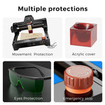 [EU/US Direct]Refurbished LONGER RAY5 Mini 2.5W Laser Engraving Machine High Speed 12000mm/min Precision 0.04mm Laser Engraver