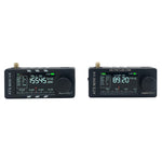 LinkMejor V4 ATS Mini SI4732 Radio ALL Band DSP Radio FM AM SSB LSB USB Receiver built-in Hi-Z Headphone Amplifier Circuit with Dual Antenna