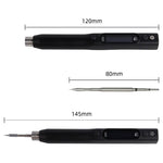 LinkMejor DC Soldering Iron-EU S60 I European Standard-With 1 Soldering Iron Tip+Soldering Iron Stand+Storage Bag