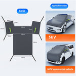 Car Windshield Frost Cover Winter Car Window Snow Anti UV Block Extended Engine Hood Full Car Cover for Four Seasons