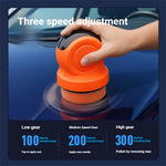 Wireless Portable Polisher 3 Speed Adjustable LED Display Mini Electric Car Waxing Tool Polishing Waxing De-icing Machine