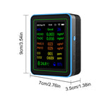 ZN-MT28 12-in-1 Air Quality Detector WiFi Carbon Dioxide Monitor PM2.5 PM10 TVOC HCHO CO CO2 Temperature Humidity Meter Smart APP Monitoring