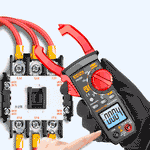 LinkMejor PN200 Digital Clamp Meter DC/AC 600A Current 4000 Counts Multimeter Ammeter Voltage Tester Car Hz Capacitance NCV Ohm Test