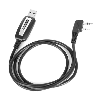 LinkMejor 2 Pins Plug USB Programming Cable for Walkie Talkie for UV-5R serise BF-888S Walkie Talkie Accessories