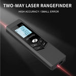 120M Two-Way Laser Rangefinder USB Rechargeable High Accuracy Portable Distance Meter Compact Lightweight for Construction Surveying and Home Use