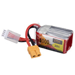LinkMejor Power 11.1V 1000mAh 35C 3S LiPo Battery XT60 Plug for RC Drone