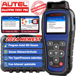 LinkMejor MaxiTPMS TS501 Pro TPMS Diagnostic Scanner Tool LCD Display 2400mAh Lithium-polymer Battery Tire Type Pressure Selection