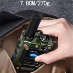 Global Walkie Talkie 4G LTE 6800mAh Battery Type-C Charge Europe Version SIM Card
