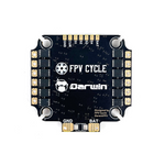 25.5x25.5mm LinkMejor F411 Flight Controller with 5V BEC 45A 3-6S ESC ELRS 2.4G Receiver AIO Compatible with CineApe35 FPV Racing Drone