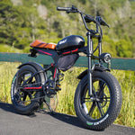 [USA Drect] QUNT BK20 Electric Bike 48V 18AH Battery 500W Motor Recommended Top Speed 25KM/H 20inch Tires 110KM Max Range 120KG Max Load Electric Bicycle