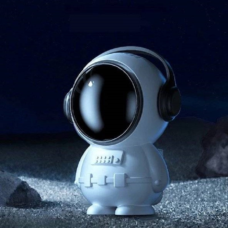 Personal Mini Fan Astronaut Leafless Fan Cute Spaceman Ornament USB Rechargeable Quiet Handheld Fan Portable Cordless Fan for Travel Outdoor