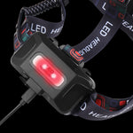 Multifunctional 30W LED Headlamp Telescopic Zoom Lightweight LED Strong Light Headlight 18650 Type-C Charging Portable Headlight