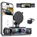 4-Channel Simultaneous Recording Car Dashcam 360° Monitoring 1080P FHD WiFi Parking Assistance Night Vision Loop Recording Wide-Angle Car DVR Camera C313