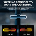 LinkMejor REX01 Smart Brake Sensing Bike Taillight 500mAh Battery  5 Light Modes USB-C Rechargeable IPX6 Waterproof Bicycle Rear Light with Wireless Remote for Cycling