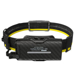 LinkMejor Carbon Battery 12K 12000mAh Extended Headlamp Runtime Kit USB-C Fast Charging IP68 Waterproof for Outdoor Camping Hiking