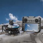 AE8 EVO GPS 5G WiFi FPV with 5.9inch LCD Screen Controller 720P HD Dual Camera Servo Gimbal 360° Obstacle Avoidance Brushless Foldable RC Drone Quadcopter RTF