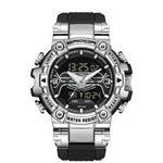 LinkMejor Men's Sport Digital Watches Multifunctional Luminous Wrist Watch Waterproof Shockproof Alarm Clock Men Watch
