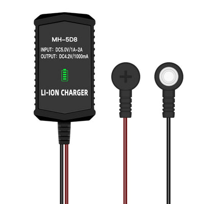 MH-5D8 Multifunction Smart Magnetic Charge Cable 3.7V Li Battery Compatible Type-C Fast Charging Auto Stop Compact Portable Battery Charger