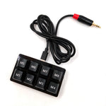 Mechanical Keyboard for ICOM IC 705 IC 7610 Shortwave Radio SSB CW RTTY Controller Replaceable Switches Keycaps Portable