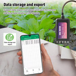 Smart Soil Tester NPK PH Meter 8 in 1 Soil Moisture Temperature Humidity Sensor for Garden iOS Android HarmonyOS