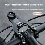 LinkMejor Bicycle Computer Holder Stainless Steel Outdoor Sports Camera Base Stopwatch Extension Stand for MTB