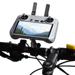 LinkMejor RC / RC 2 Screen Remote Control Riding Bracket Action Camera Holder Bike Handle Clamp Bicycle Mount for DJI MINI 4 PRO / Mini 3 PRO Controller