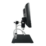 LinkMejor 10 Inch Digital Microscope  4X Zoom 1080P LCD Display Magnifier Soldering Microscope with LED