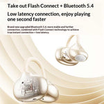 Lenovo XA390 TWS Earbuds Wireless bluetooth Earphone 13mm Dynamic Diaphragm Spatial Audio 4-Mic Smart Sound Pickup Touch Control Earclips Sports Headphones