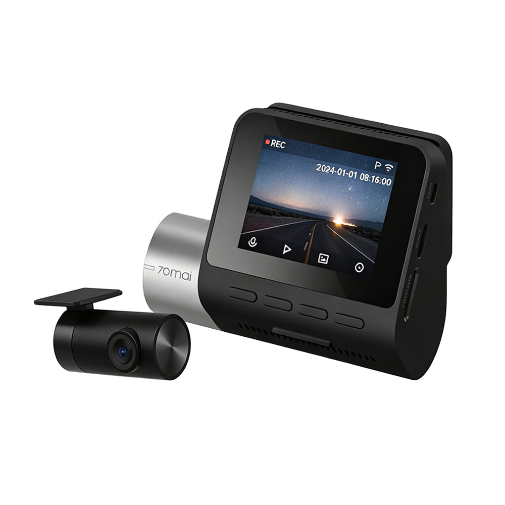 70mai A510 1944P HDR Dash Cam Recording Car Camera 140° FOV Dual Lens ADAS Night Vision 24H Parking Monitor Voice Control