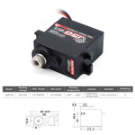 LinkMejor SJ0015H High Pressure SJ0015M Low Pressure 15G Waterproof Servo for Fixed Wing RC Helicopter Robot