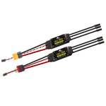 LinkMejor 40A Brushless ESC Speed Controller 2-6S Programmable BEC 5V/3A Compatible with PWM for RC Airplane